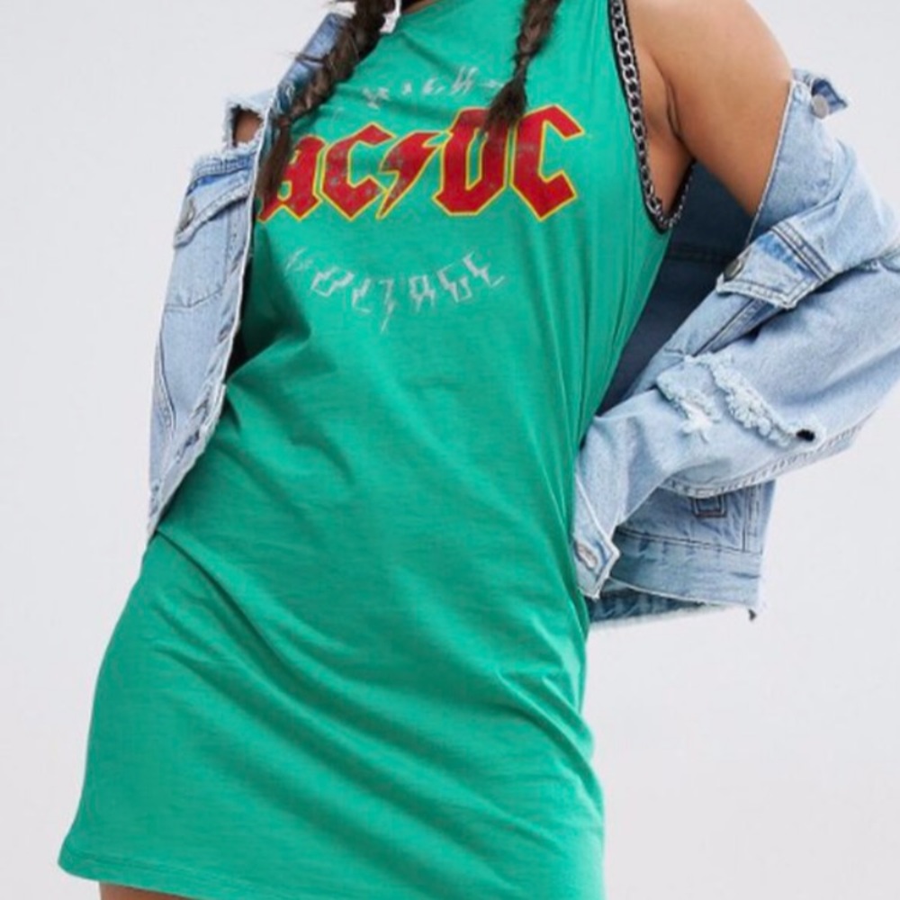 AC/DC sleeve less dress from ASOS